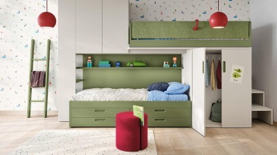 Overbed units and space-saving solution