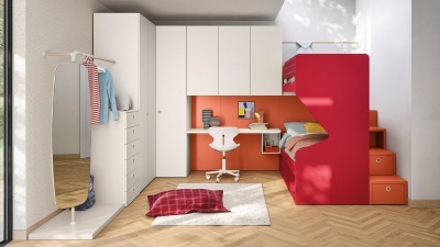 Overbed units and space-saving solution