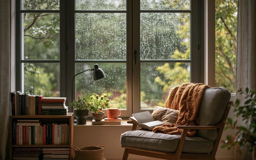 The house in the rain