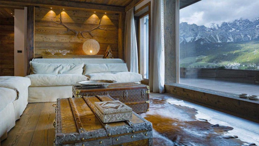 How to furnish a house in the mountains?