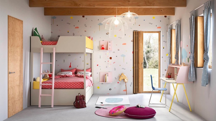 Big family?  This is how to arrange your children's beds!
