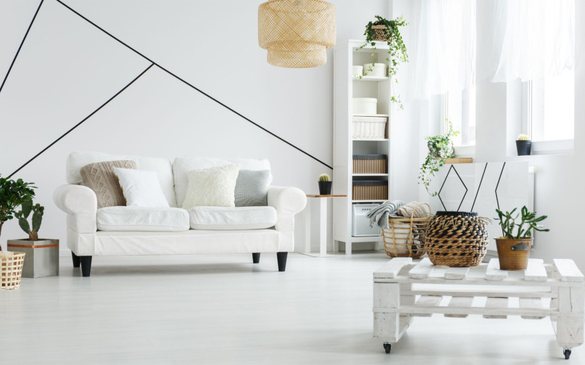 Furnish your house in total white