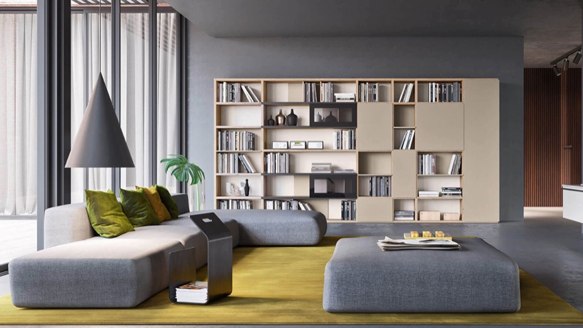 How to choose modern bookshelves