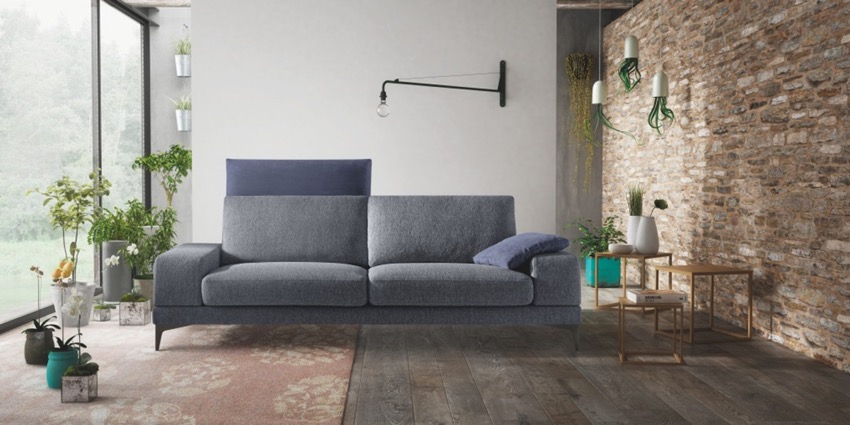 The sofa, a marriage of elegance and relaxation!