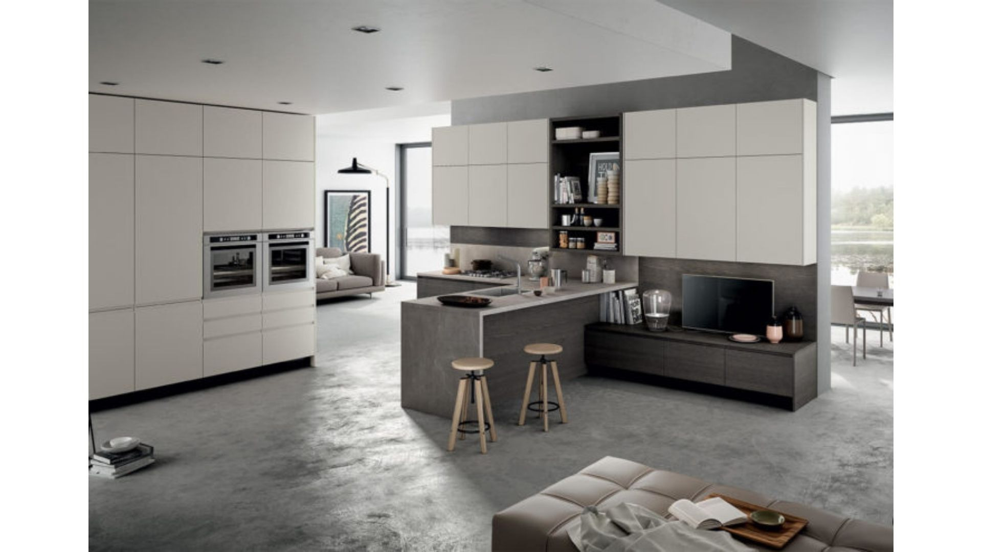 the-kitchen-with-peninsula_IDW_Italia_Biella_Prague