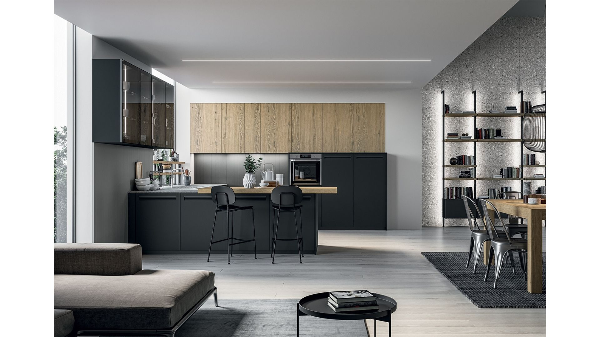 the-kitchen-with-peninsula_IDW_Italia_Biella_Prague
