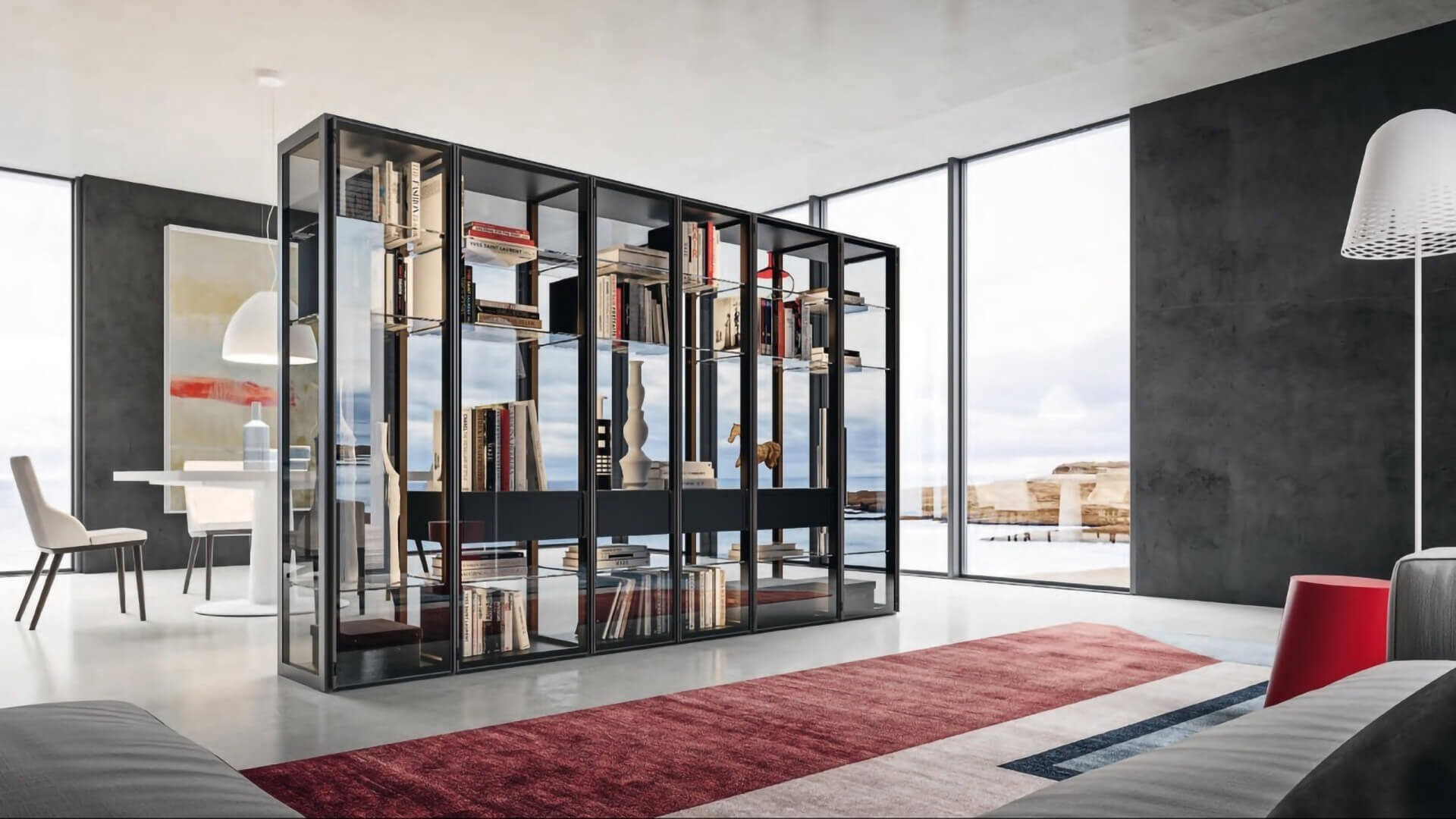Bookcase-Jesse-Paspartu_IDW-Italia_Biella-Prague