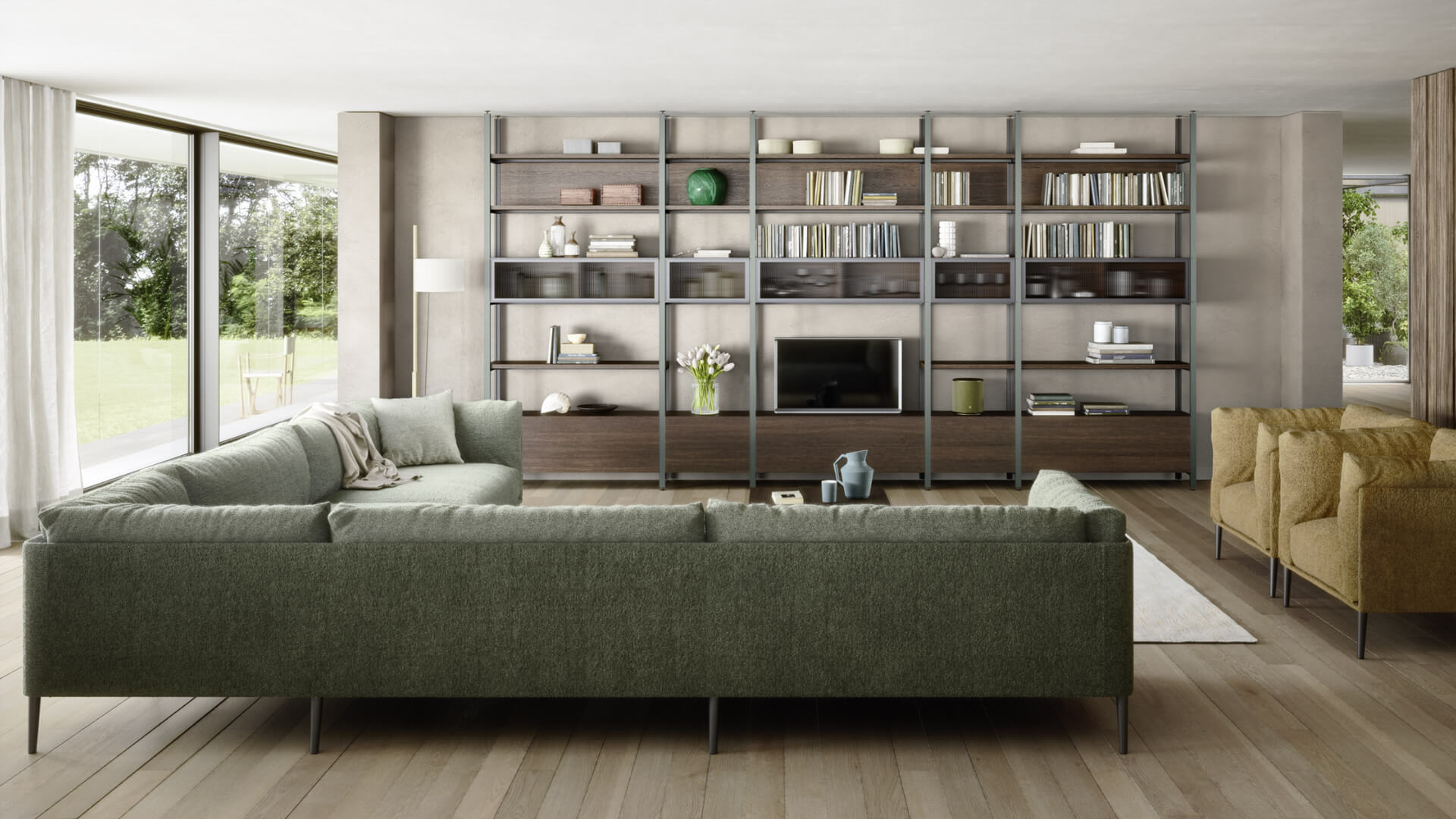 Blog IDW - Furnishing the living room: living ideas, the new Novamobili catalogue