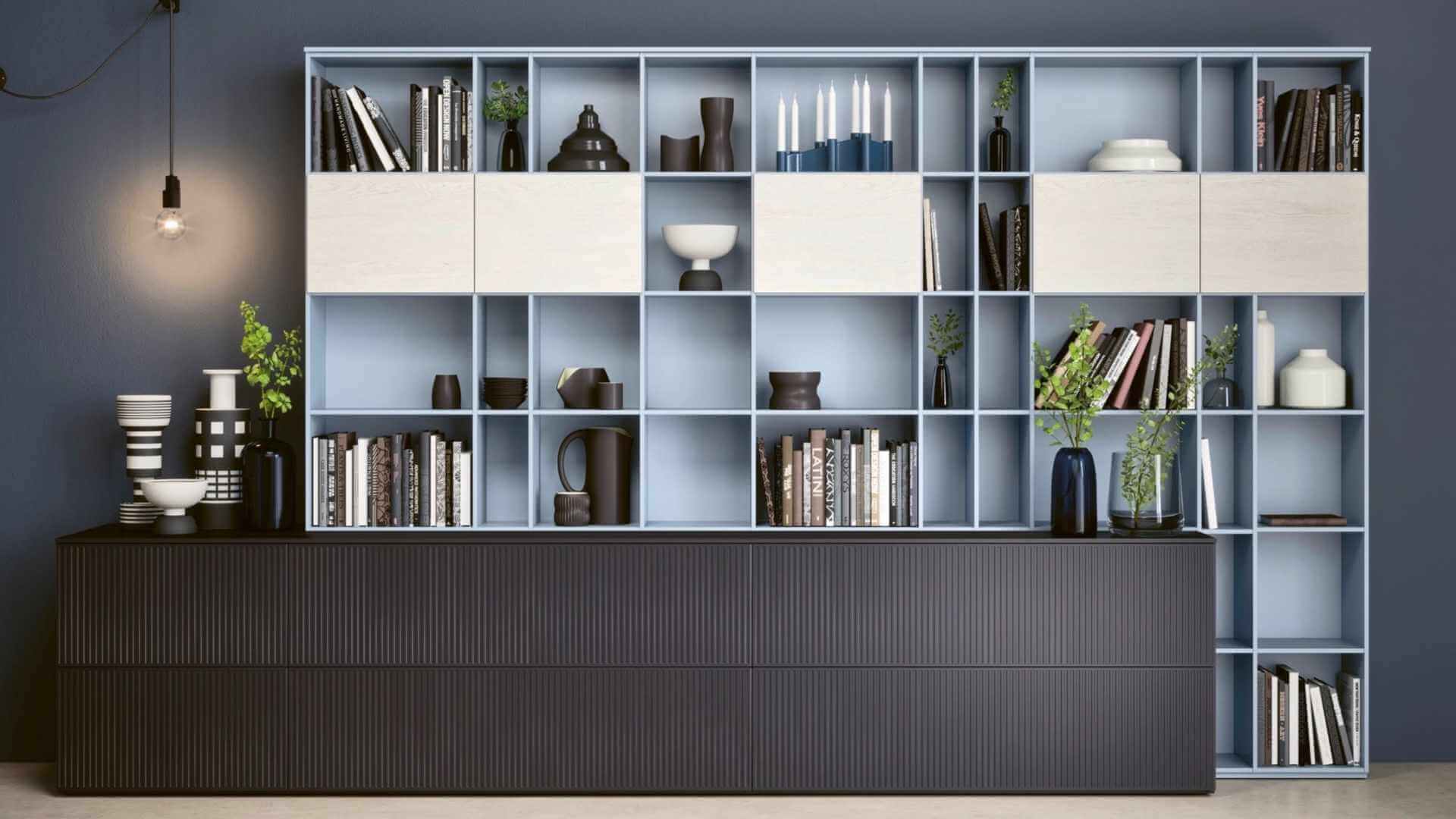 Blog IDW - How to choose bookshelves: proposals from Novamobili