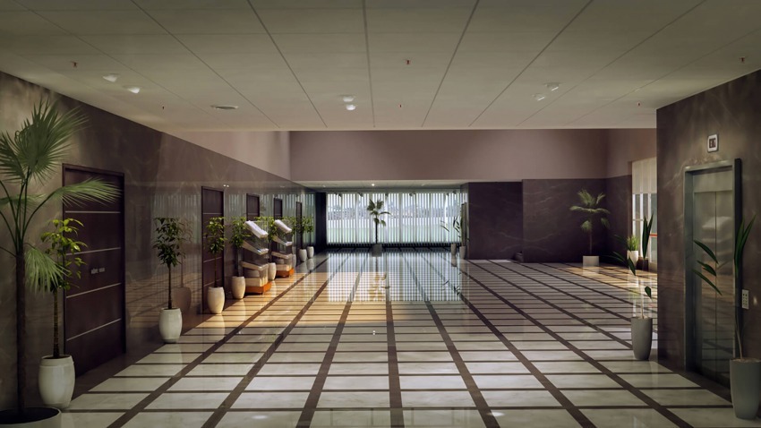 Conference Hall in Nigeria - Entrance Lobby