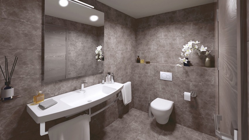 Suite bathroom